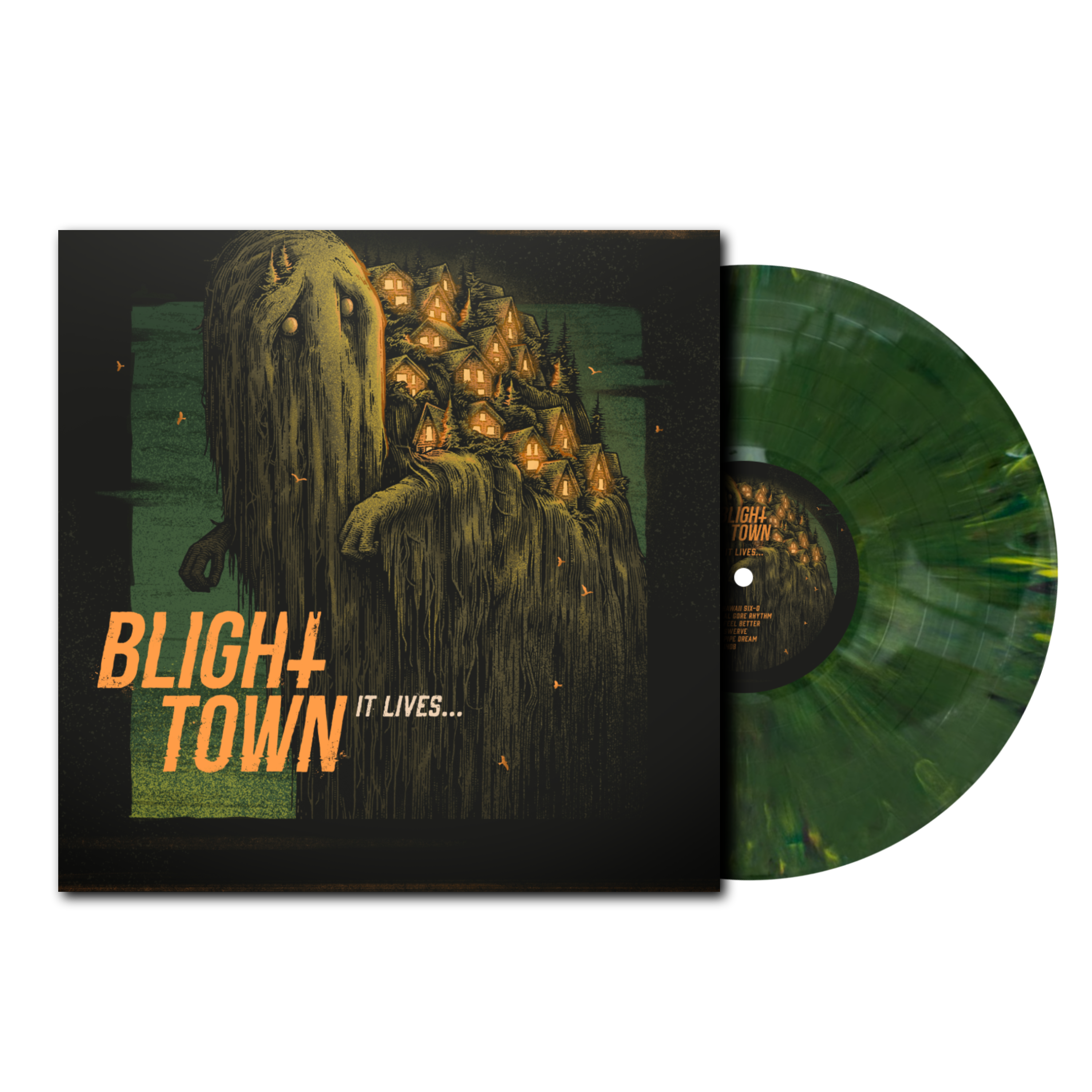It Lives... EP / Blight Town EP Camo Marble