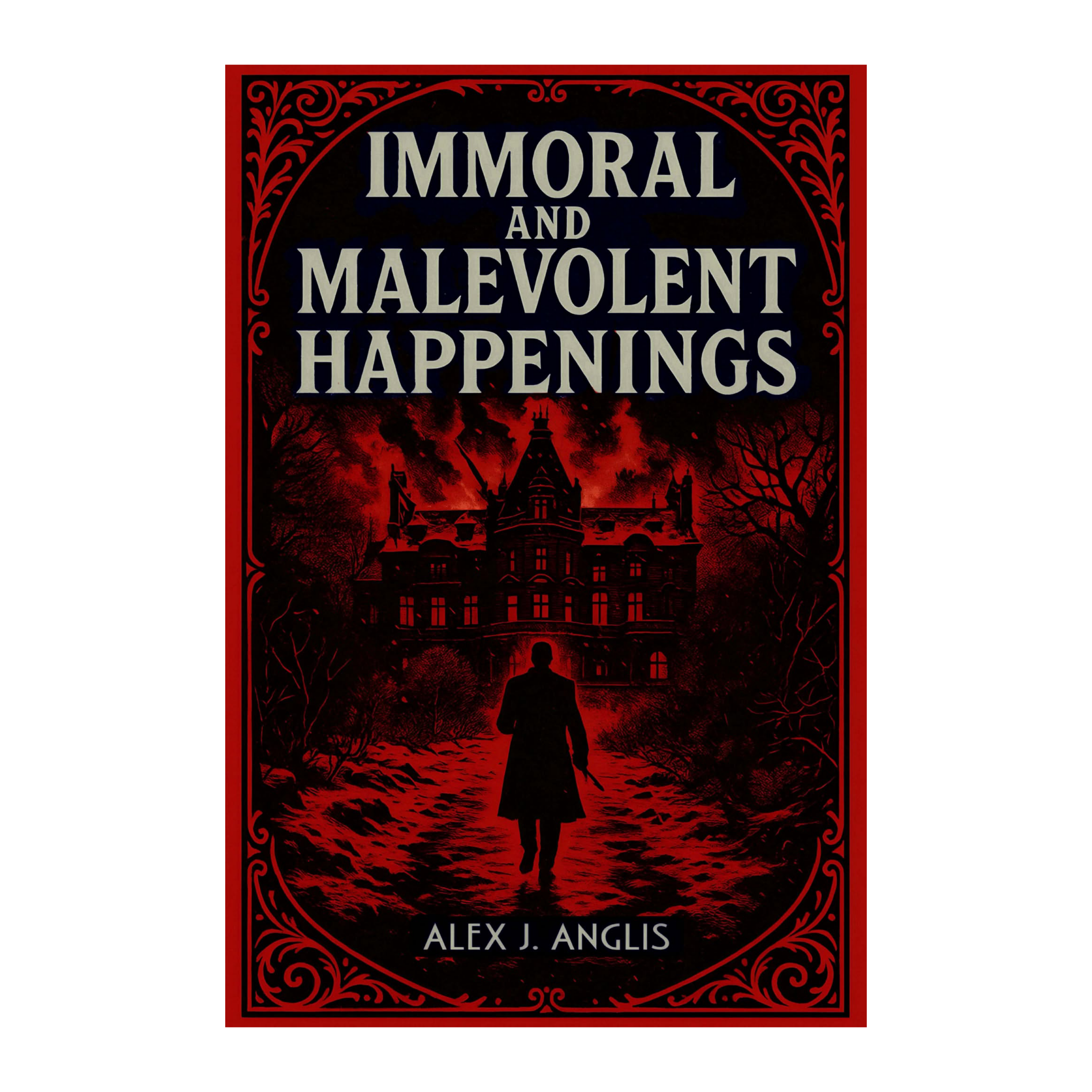 Immoral And Malevolent Happenings Hard Cover Book