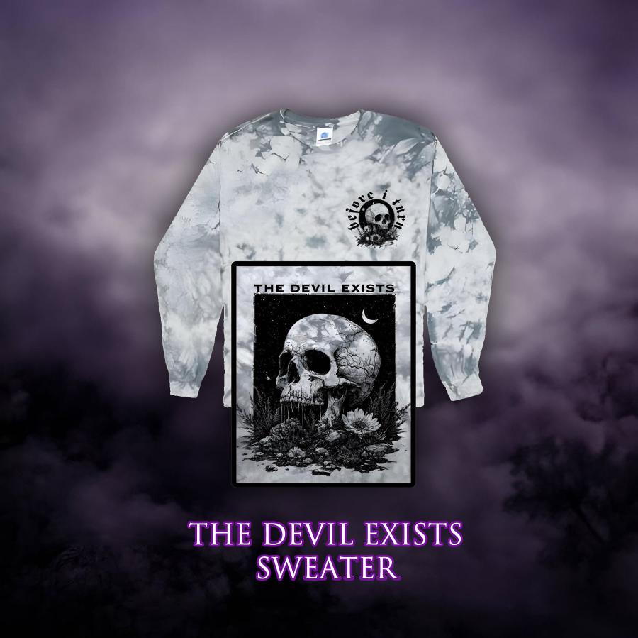 Before I Turn - The Devil Exists White Sweater