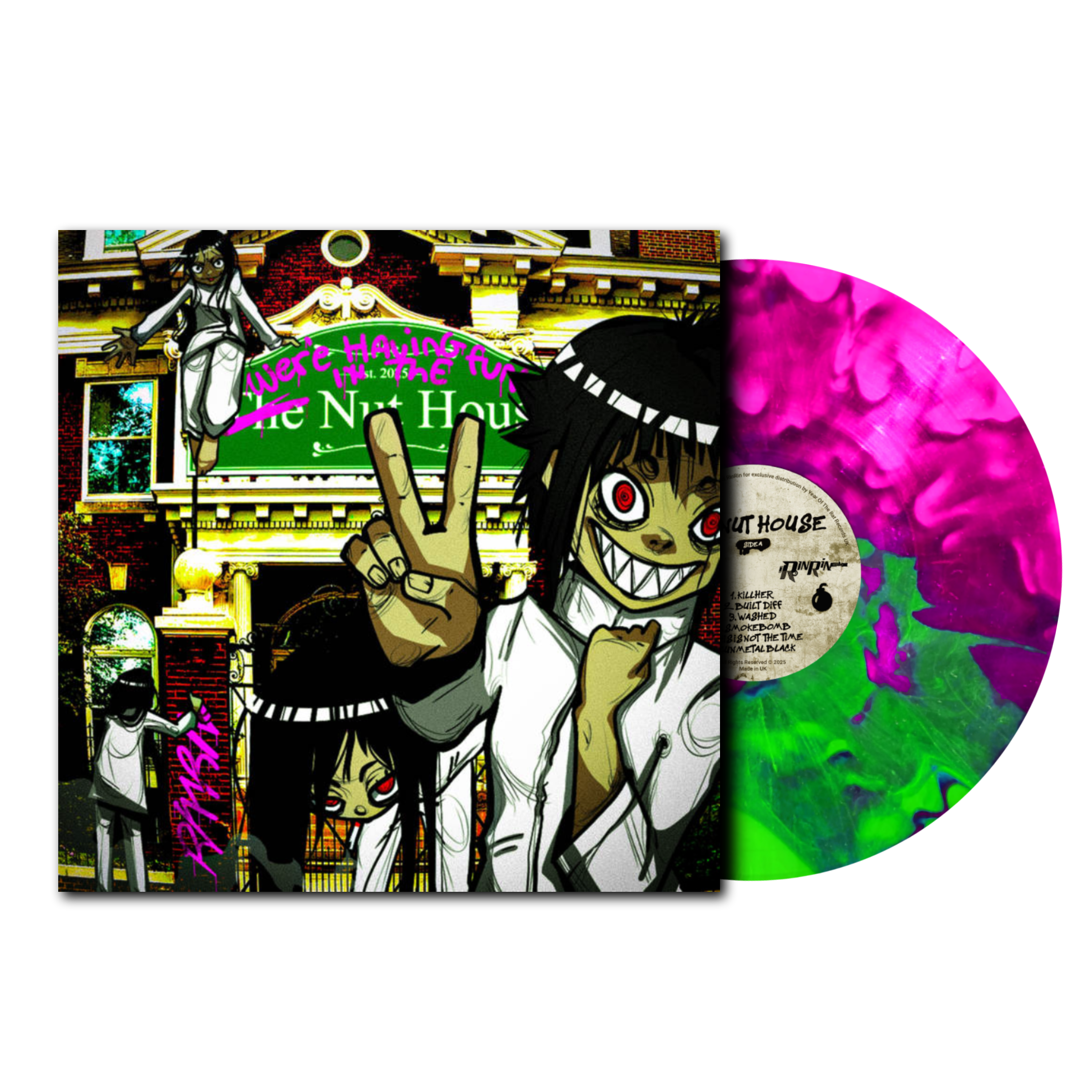 The Nut House Green/Purple Smash