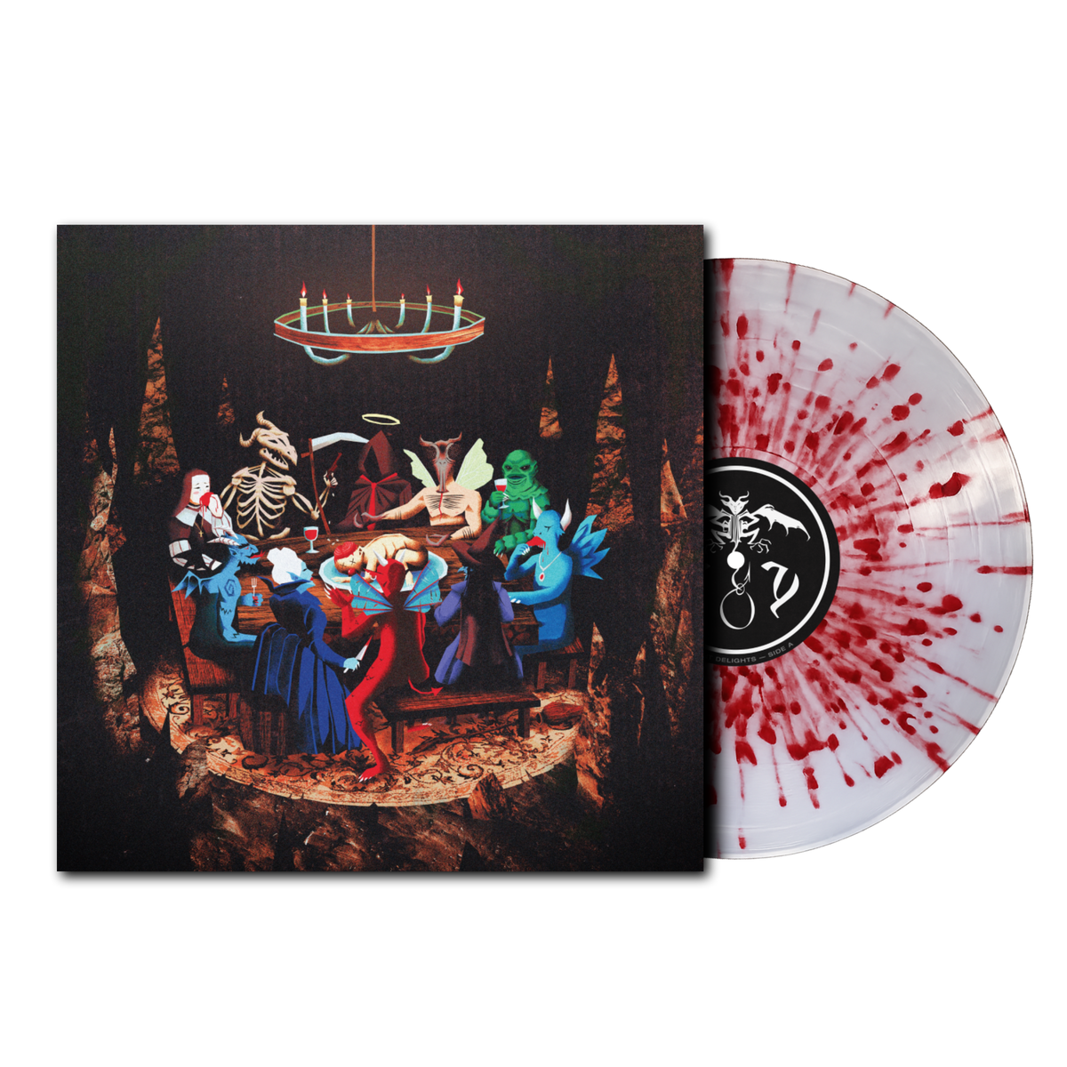 Violent Delights Clear w/ Red Splatter